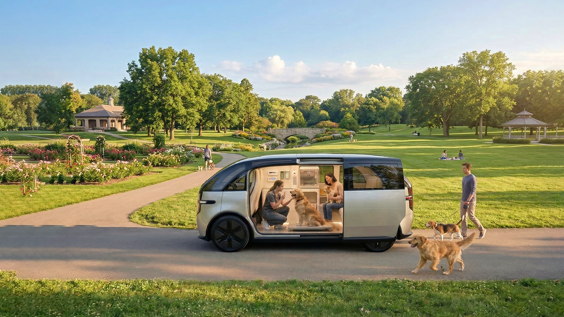 2030 e-MPV Interior AI UX Research